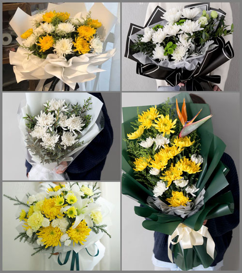 陕西汉中市洋县金水镇白事花束代送
